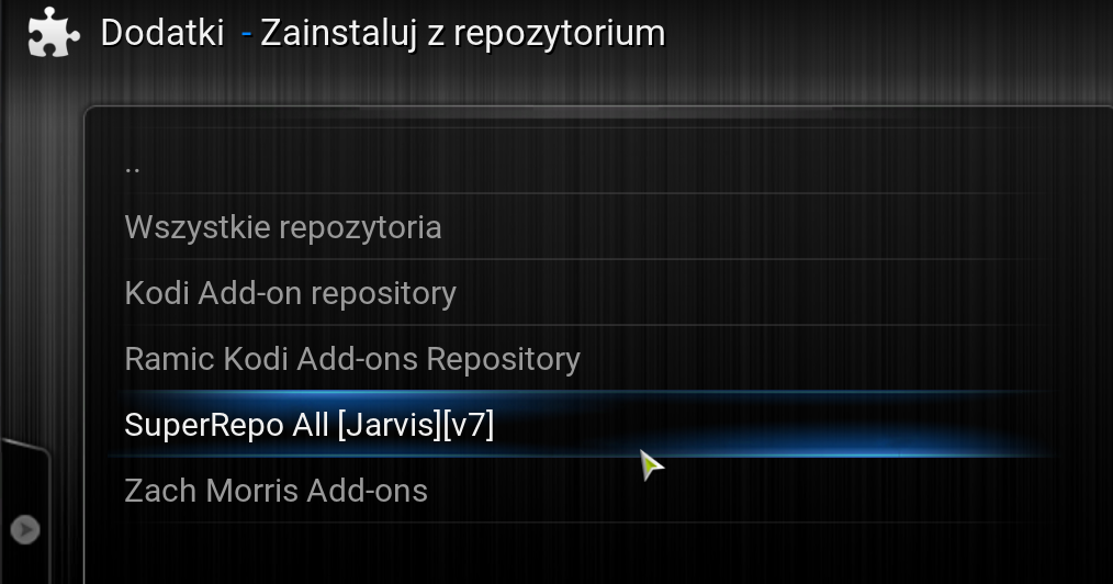Установка дополнений из базы SuperRepo