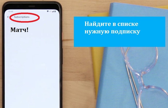Список всех подписок